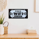 Metal Tin Signs Free WiFi Retro Plaque Home Door Decor Wall Iron Art Poster