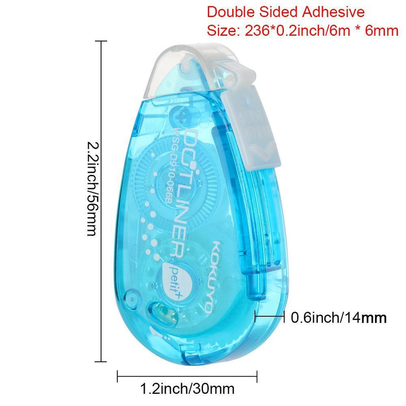 Dots Stick Roller Double Sided Adhesive Glue Tape Dispenser Office Supplies