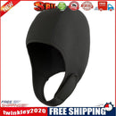 Scuba Swimming Diving Hood Caps Snorkeling Water Sports Surfing Hat (Black)
