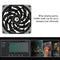 ID-COOLING 120mm Chassis Cooling Fan PWM Silent Computer PC Case Cooler Newly