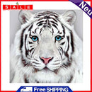 5D Diamond Painting Kit White Tiger Full Round Drill DIY Decorative Rhinestone