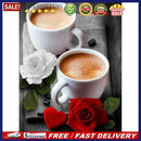 Painting By Numbers Kit DIY Coffee Hand Painted Canvas Oil Art Picture Craft