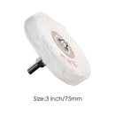 T-type Polish Buffing Grinding Head Cloth Wheel Abrasive Tool (3 inch)