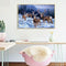 DIY Acrylic Oil Painting Canvas Deer Handpainted Acrylic Painting By Numbers Kit
