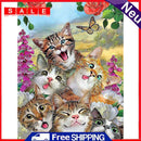 5D Diamond Painting DIY Lovely Cats Pictures Kit Full Drill Art Craft Home Decor