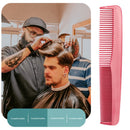 Thickening Haircut Comb Home Salon Fine Tooth Hair Bangs Comb (Red S)