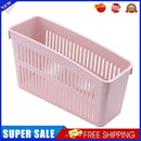 Drink Holder Vegetable Storage Box Drain Fridge Kitchen Supply (Pink)