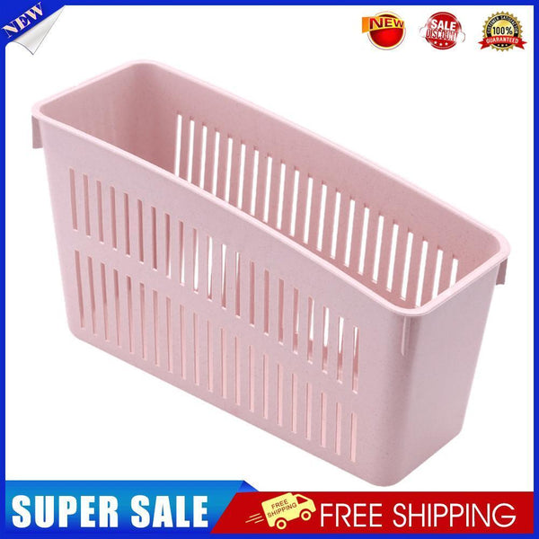 Drink Holder Vegetable Storage Box Drain Fridge Kitchen Supply (Pink)
