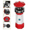 LED Solar Rotating Red Lighthouse Garden Villa Outdoor N0I1 F6T1
