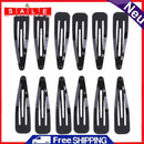 12pcs Black Girls Hair Clips Hairpins Hairgrip Bars Accessories