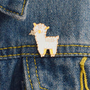 Cute Cartoon Animal Brooch Badge for Women Men Jacket Enamel Pins (Style 4)