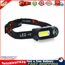 COB LED Headlight Headlamp Flashlight USB Rechargeable Torch Night Light Newly