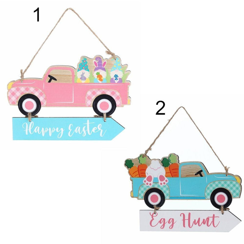 Dwarf Carrot Car Pendant Happy Easter Easter Plaque Easter Hanging Ornaments