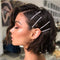 Style Shiny Metal Barrette Rhinestones Hairpins  Crystal Hairgrip Hair Clips