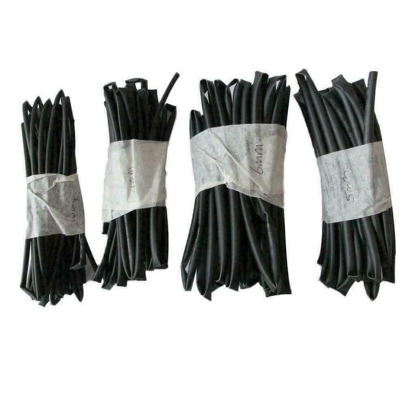 4 x 1 meter lenghts heat shrink tubing 3mm 4mm 5mm Q9D3 /Set 6mm B9N1