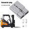Portable Quick Charging Bipolar Plug 50A 600V Vehicle Power Battery Connector