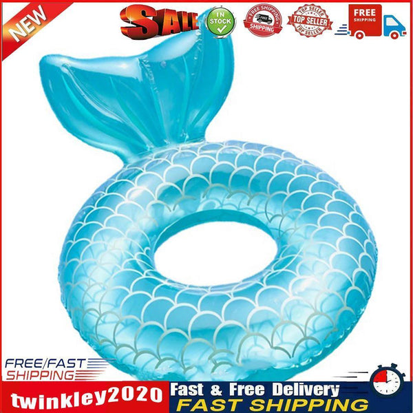 Inflatable Swimming Ring Adults Floating Swimming Circle (Blue Green 110) Newly