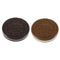 Women Home Office Use Cookie Shaped Mirror with Comb Chocolate Pocket Mirror