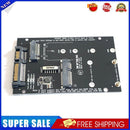 2 in 1 PC Riser M.2 NGFF MSATA SSD to SATA 7 15Pin 2.5 inch Adapter Card