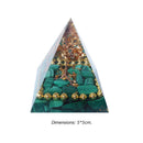 Crystal Energy Generator Orgone Pyramid Spiritual Heal Orgonite Stone (D) Newly