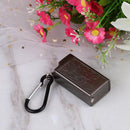 Portable Ashtray Cigarette Keychain Outdoor Pocket Smoke Ash Tray (Black