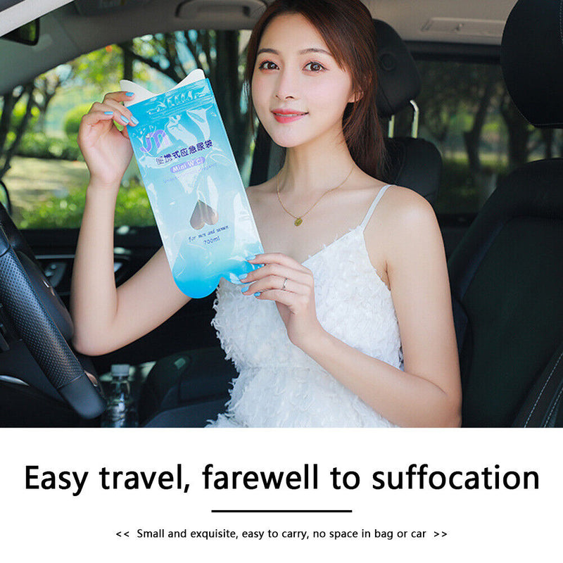 Disposable Urinal for Travel Traffic Jam Emergency Pee Bags Car Toilet 4 Pack
