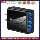 5 USB Port Mobile Phone Charger Adapter Home Outdoor Power Supply Head Accessory
