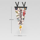Camping Tent Bunting Pennant Outdoor Scene Layout Triangle Hanging Flag (A)