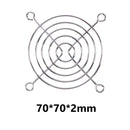 5pcs PC Case Fan Grills Computer Cooling Fan Finger Guard Protector (70mm) Newly