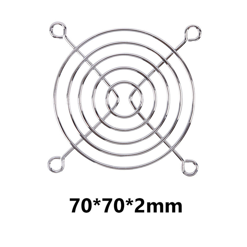 5pcs PC Case Fan Grills Computer Cooling Fan Finger Guard Protector (70mm) Newly