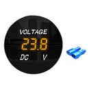 D3 Car Motorcycle DC 12-24V Digital Panel Voltmeter Voltage Meter (Orange) Newly
