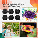 Flower Pour Cup - Pack of 6 - Silicone Paint Cups for DIY Pouring Acrylic P