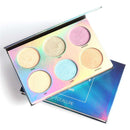6 Colors Shimmer Glow Palette Face Makeup Bronzer Highlighter Blush Powder
