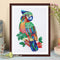 Diamond Painting 5D DIY Parrot Crystal Special Shape Room Wall Art (T087) Newly
