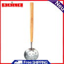 Ice Fishing Scoop Wooden Handle Fishnet Strainer Slush Skimmer Fishing Tackles