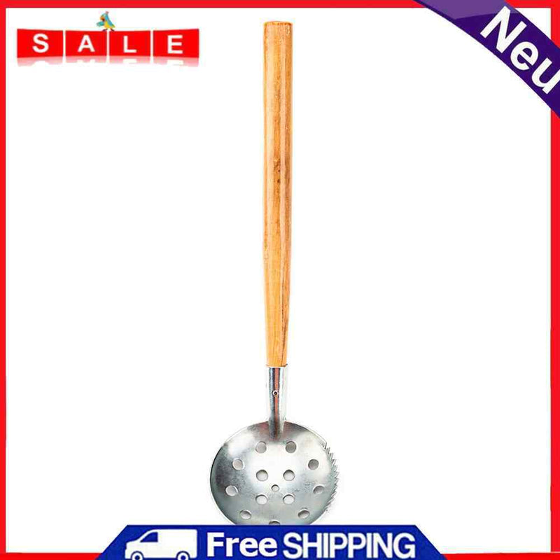 Ice Fishing Scoop Wooden Handle Fishnet Strainer Slush Skimmer Fishing Tackles