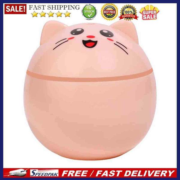 300ml Mini Air Humidifier Cute Cat Air Purifier Home Mist Maker with Night Light