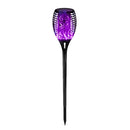 12 LED Flame Torch Light Solar Powered Garden Path Plug-In Decoration Lamp