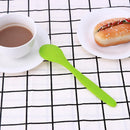Silicone Spoon Heat Resistant Kids Soup Tableware Kitchen Cooking Supplies