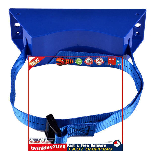 Gas Cylinder Bracket Wall Mounted Durable Gas Cylinder with Screws - Blue Newly