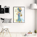 5D DIY Little Girl Partial Special Shape Drill Diamond Painting (YX366) Newly