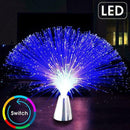 Fiber Optic Light Lamp Colour Changing Sensory Light Base Operated Battery G0C9