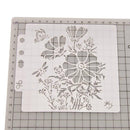 Everpert Stencil Flowers Coffee Stencils Cake Baking Templates DIY Scrapbook