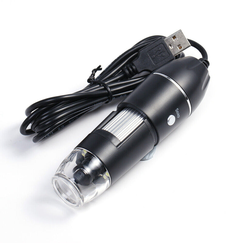 #A 8 Leds Digital Microscope HD Laboratory Microscope for Outdoor Camping Suppli