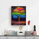 DIY Full Round Drill Rhinestone Diamond Painting Luminous Tree Handwork Home Art