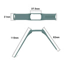 Sport Smart Watch Strap Replacement Wrist Band for POLAR A360 A370 (Blue)