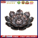 Sandalwood Stick Burner Censer Buddhism Bronze Lotus Incense Line Holder Deco