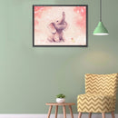 DIY Full Drill Round Diamond Painting Cartoon Animals Full Drill for Art Craft