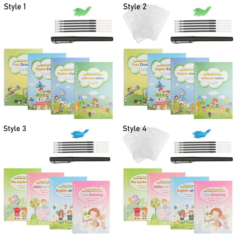 Drawing Calligraphy Writing Handwriting Magic Practice Copybook Groove Textbook
