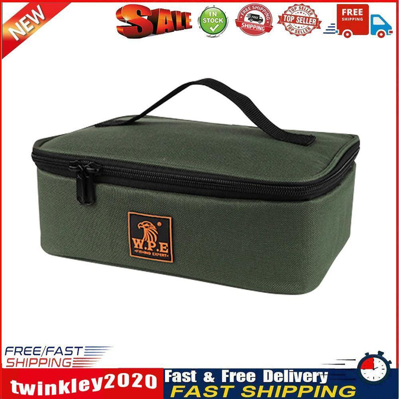 Waterproof Lures Hook Box Fishing Tackle Bait Line Reel Storage Bags (M) Newly